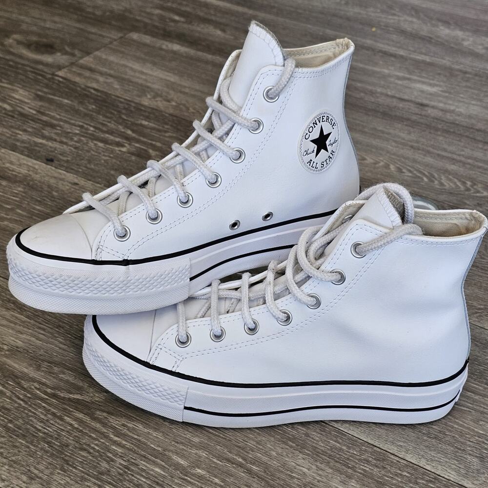 B10 Women’s Size 9 Converse Sneakers Chuck Taylor All Star Lift High White